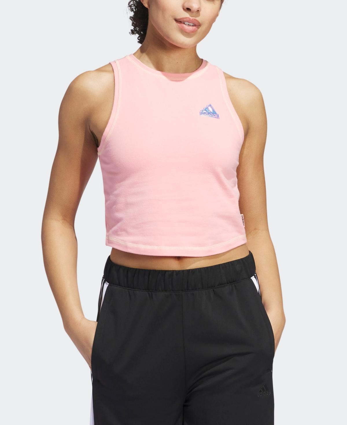 adidas Sunglass Pack Tank Top Almost Yellow L Womens Product Image