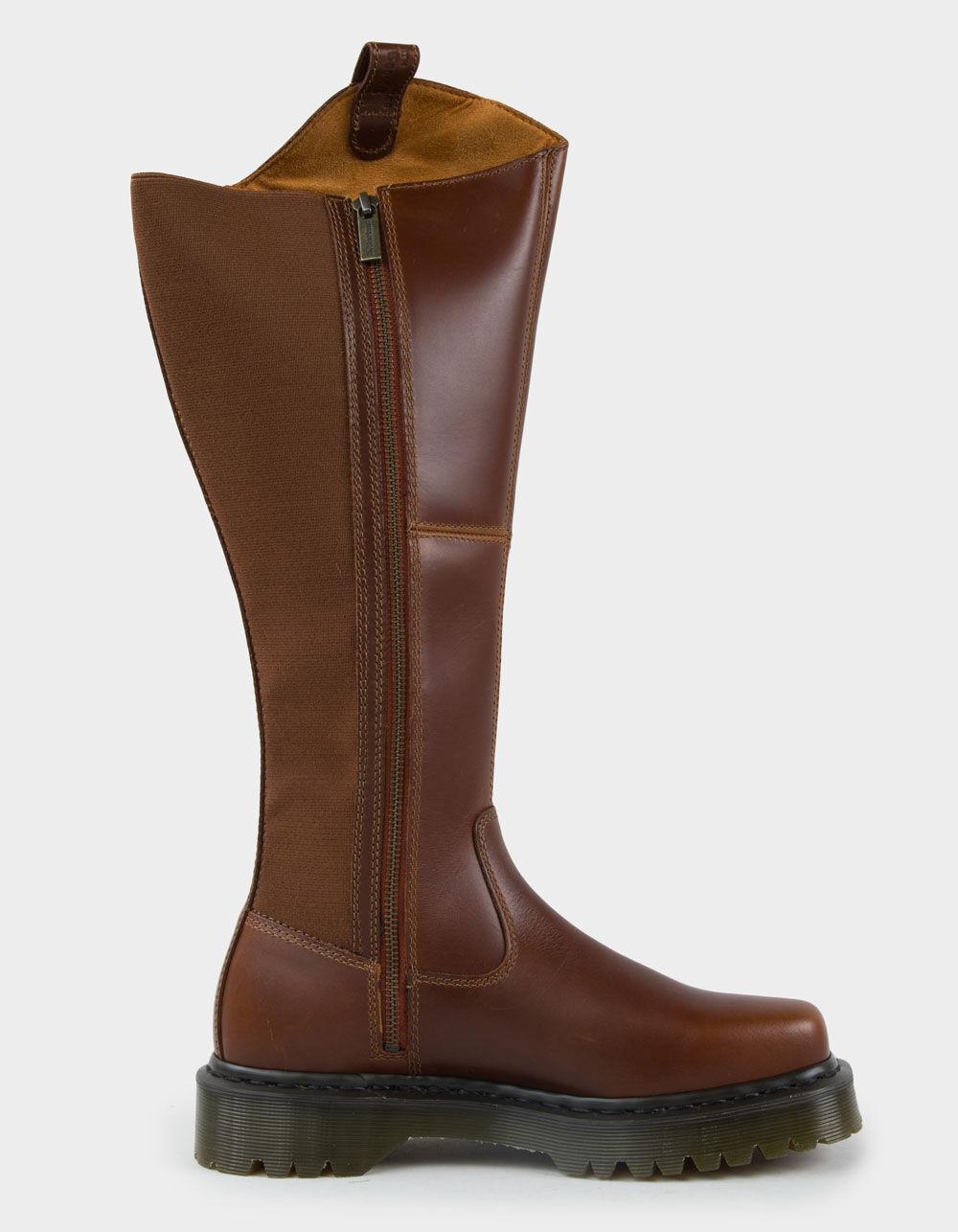 DR. MARTENS Amaayah Womens Knee High Leather Boots Product Image