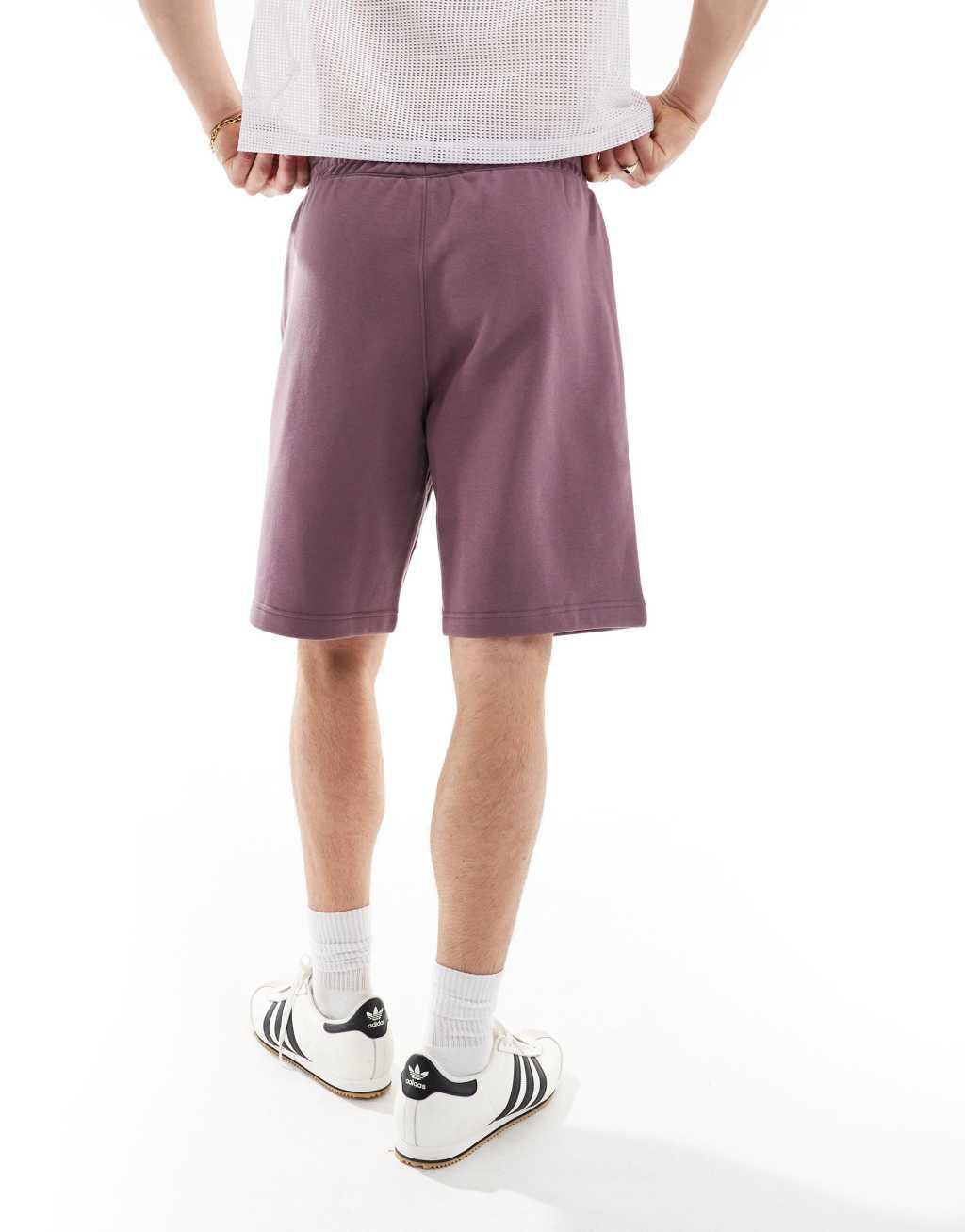 adidas Originals essential shorts in purple Product Image