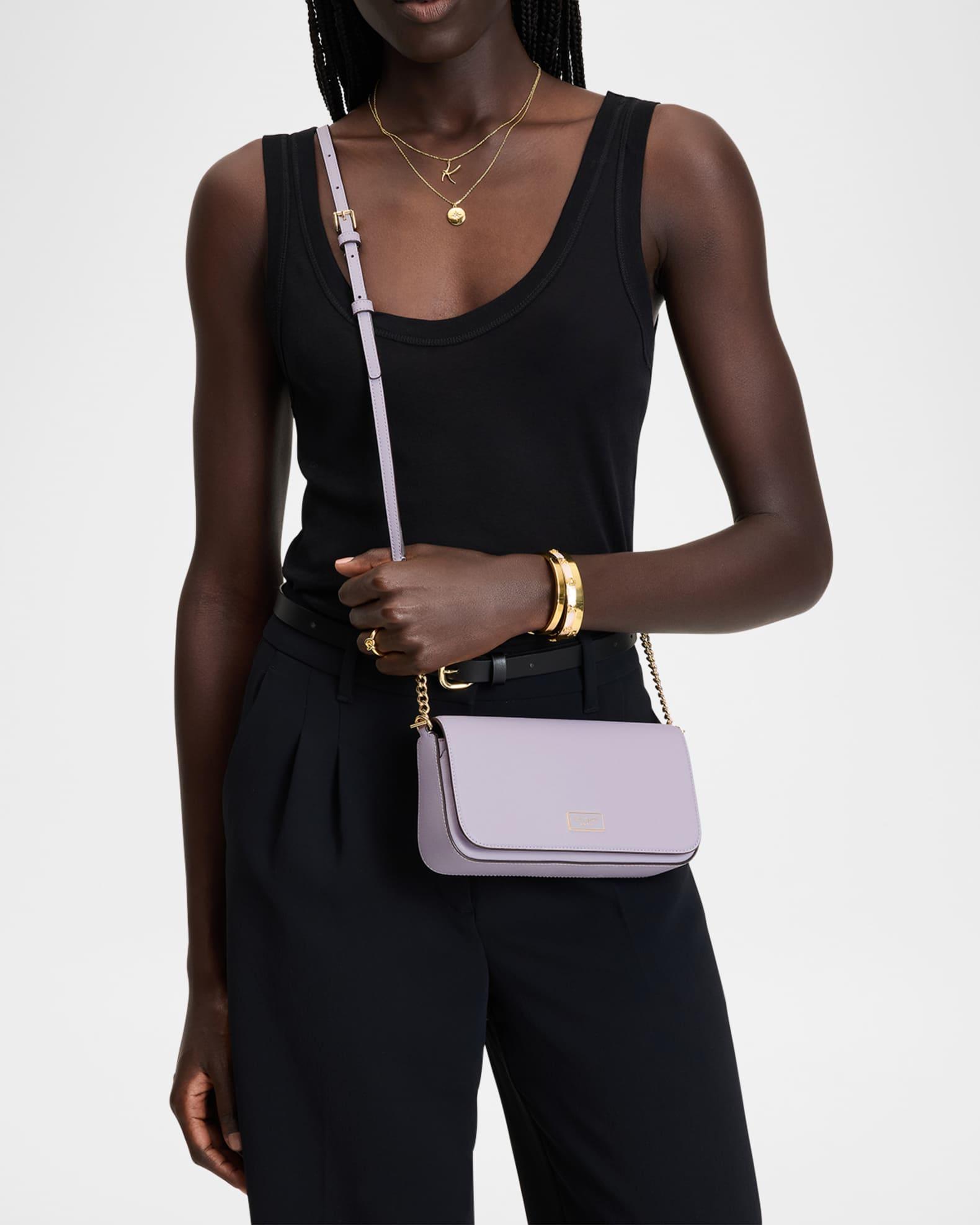 serena flap leather chain wallet  Product Image