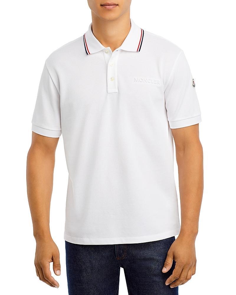 Mens Classic Flag-Trim Polo Shirt Product Image