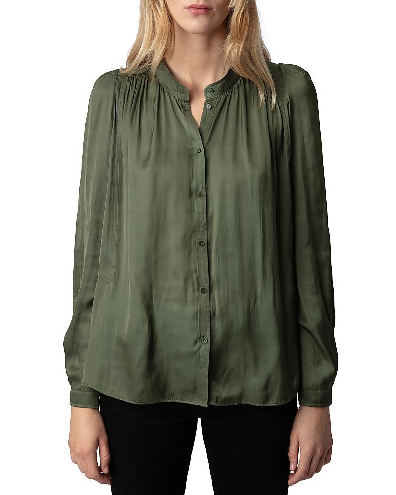 Zadig & Voltaire Tchin Satin Blouse Product Image