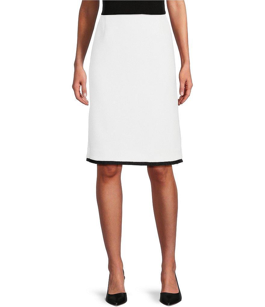 Preston & York Suzanne Stretch Tweed Coordinating Pencil Skirt Product Image