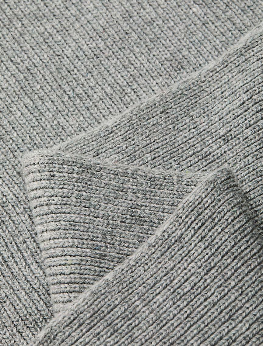 Ribbed Monogram Logo Badge Scarf Product Image