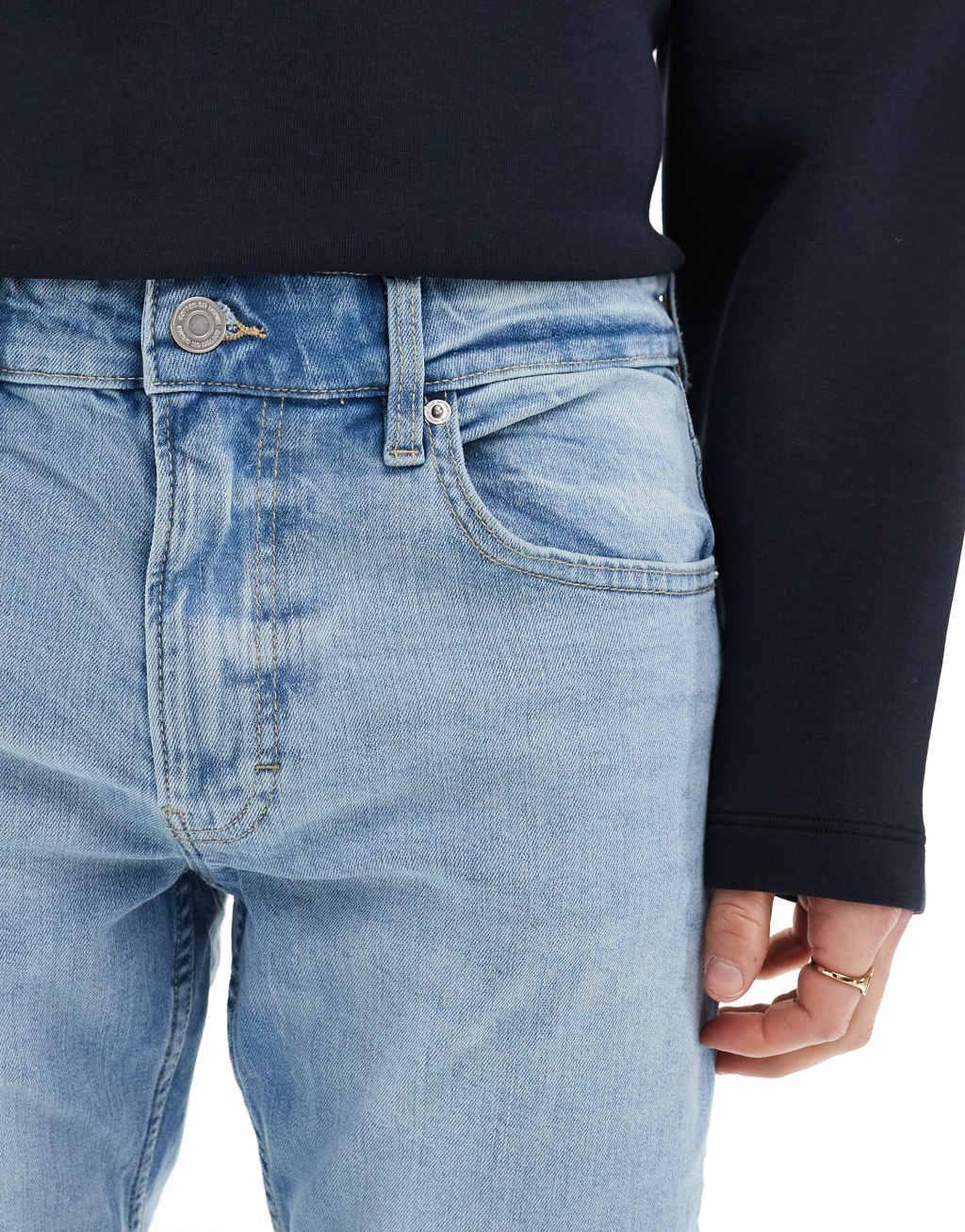 Cotton On regular slim fit jeans in american blue denim Product Image