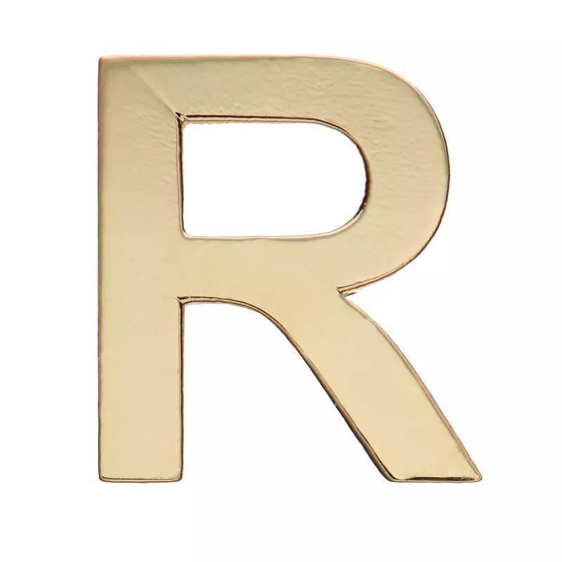 Au Naturale 14k Gold Initial Single Stud Earring, Women's Product Image