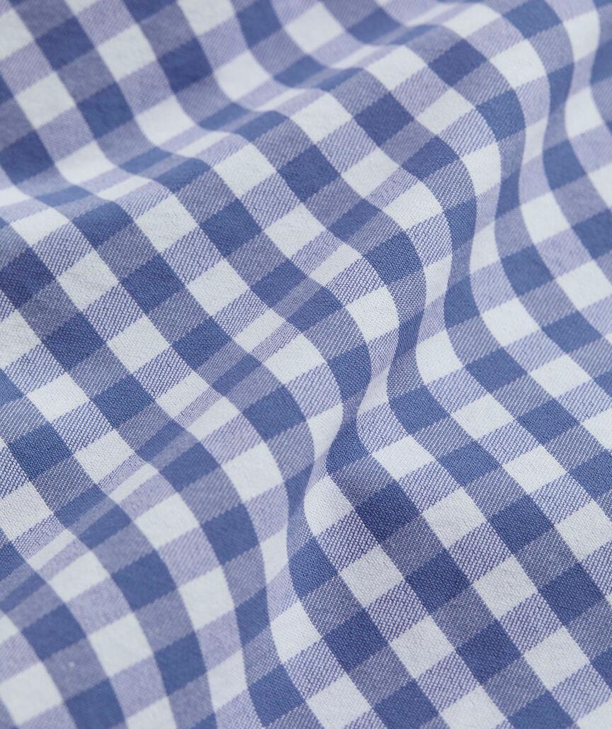 Skysail Gingham Performance Cotton Shirt Product Image