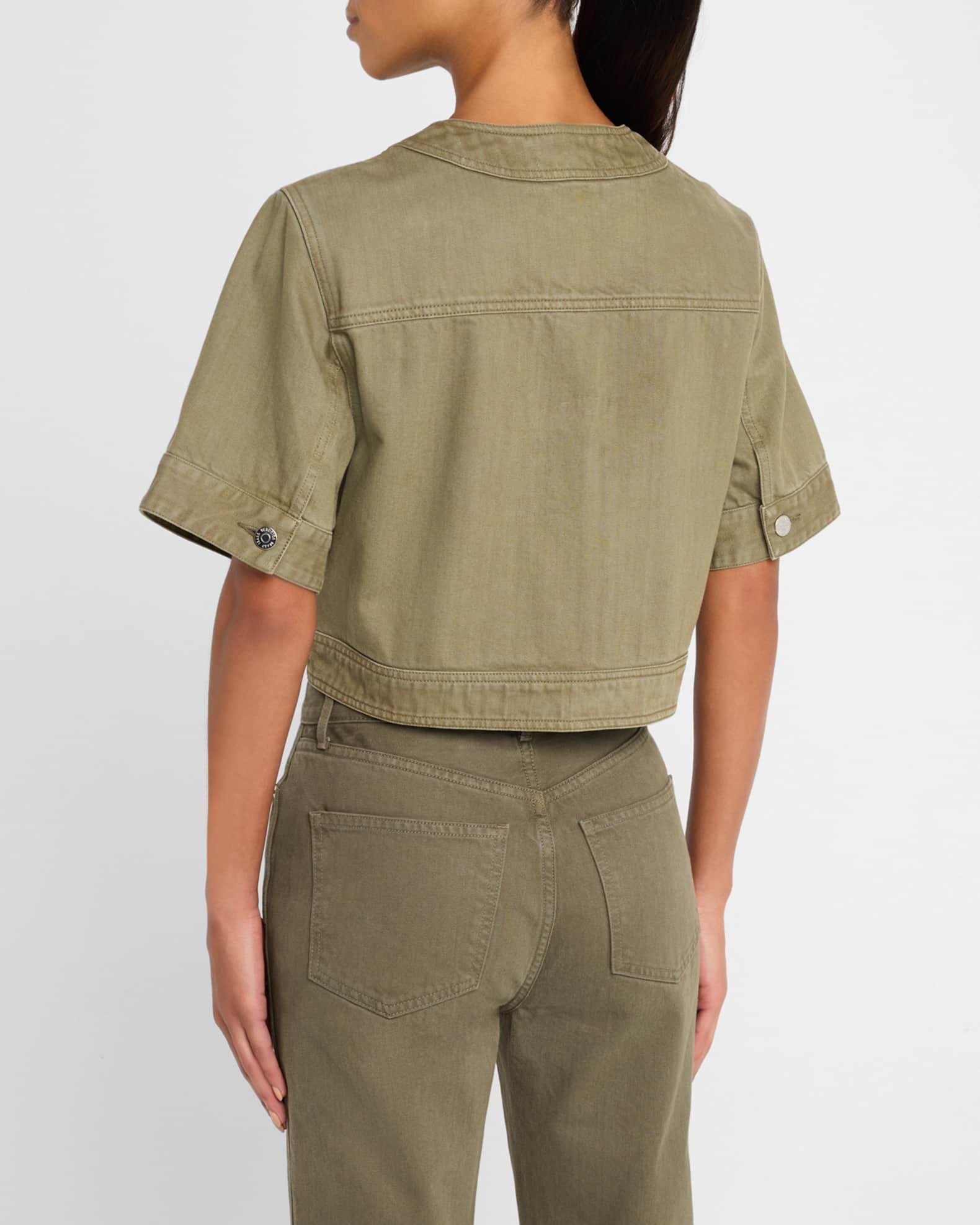 Elias Short-Sleeve Denim Jacket Product Image