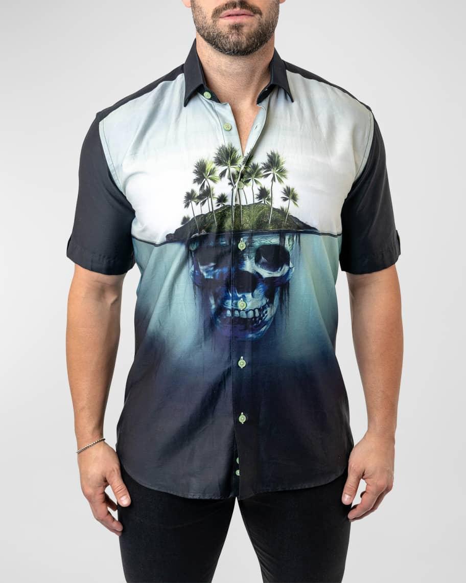 Mens Galileo Skulls Land Sport Shirt Product Image