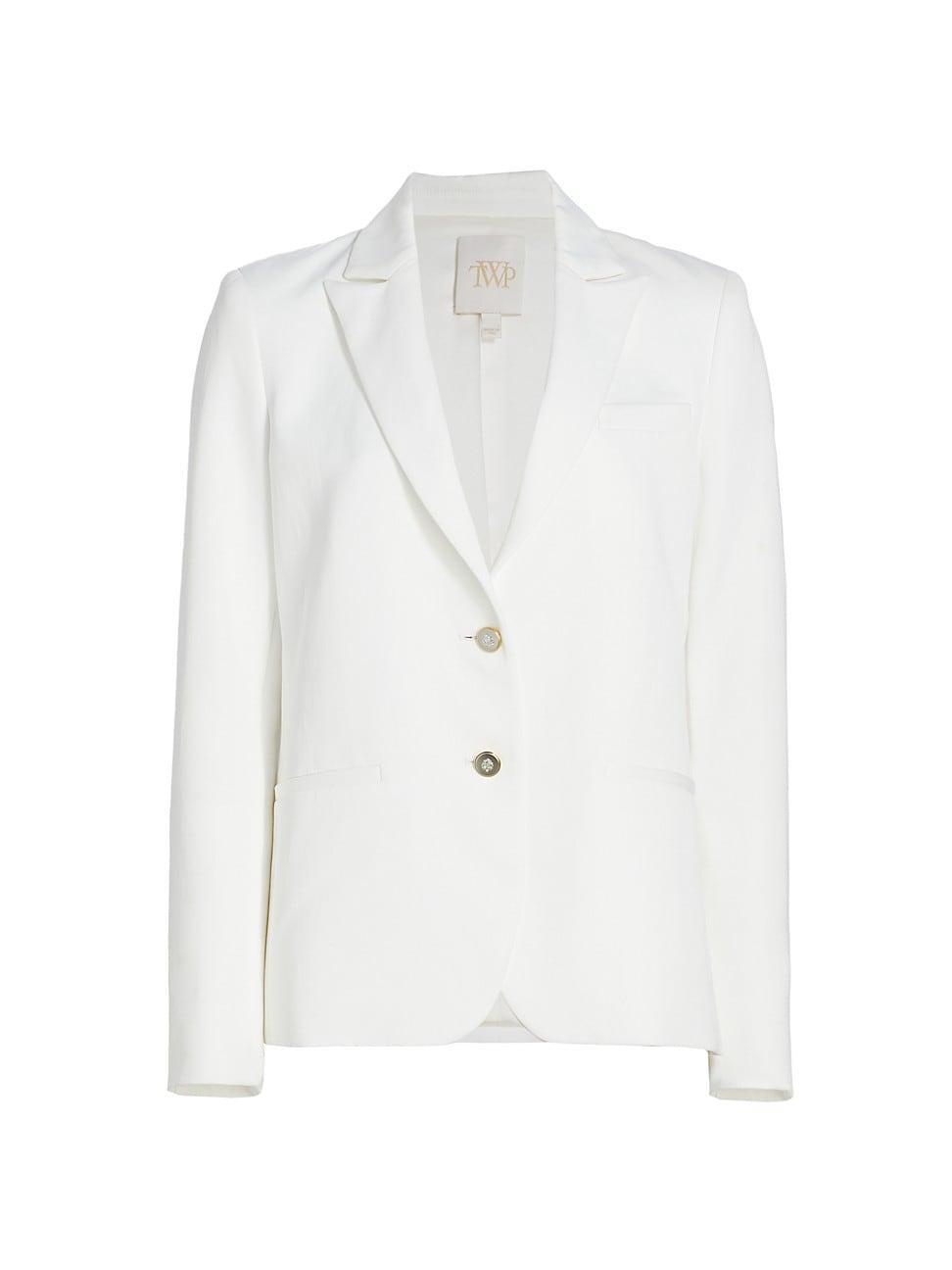 Boyfriend Blazer with Zip-Sleeves Product Image