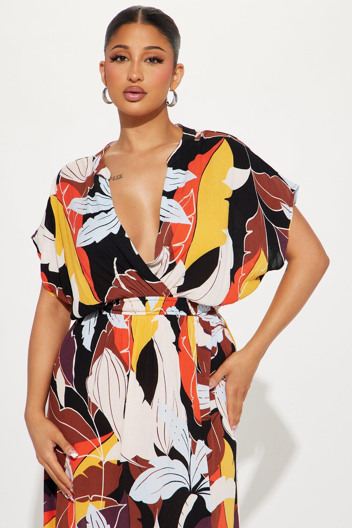 Punta Cana Summer Maxi Dress - Blue/combo Product Image