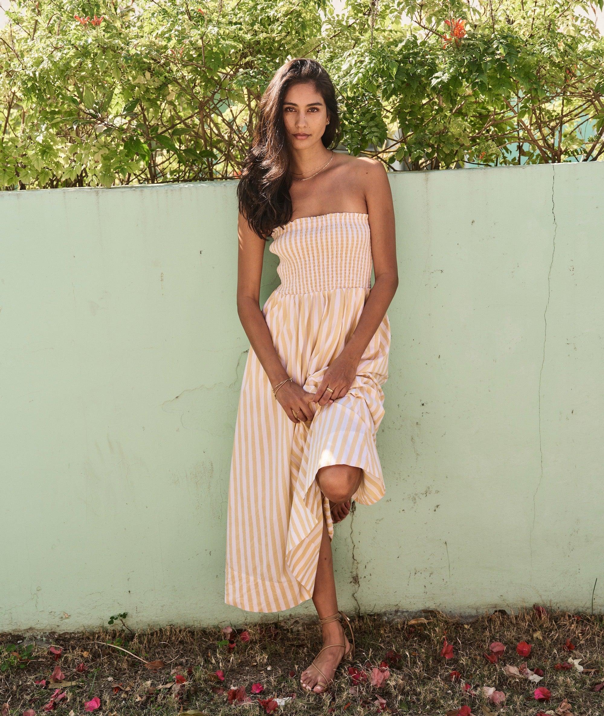 Sutton Strapless Maxi  Dress Product Image