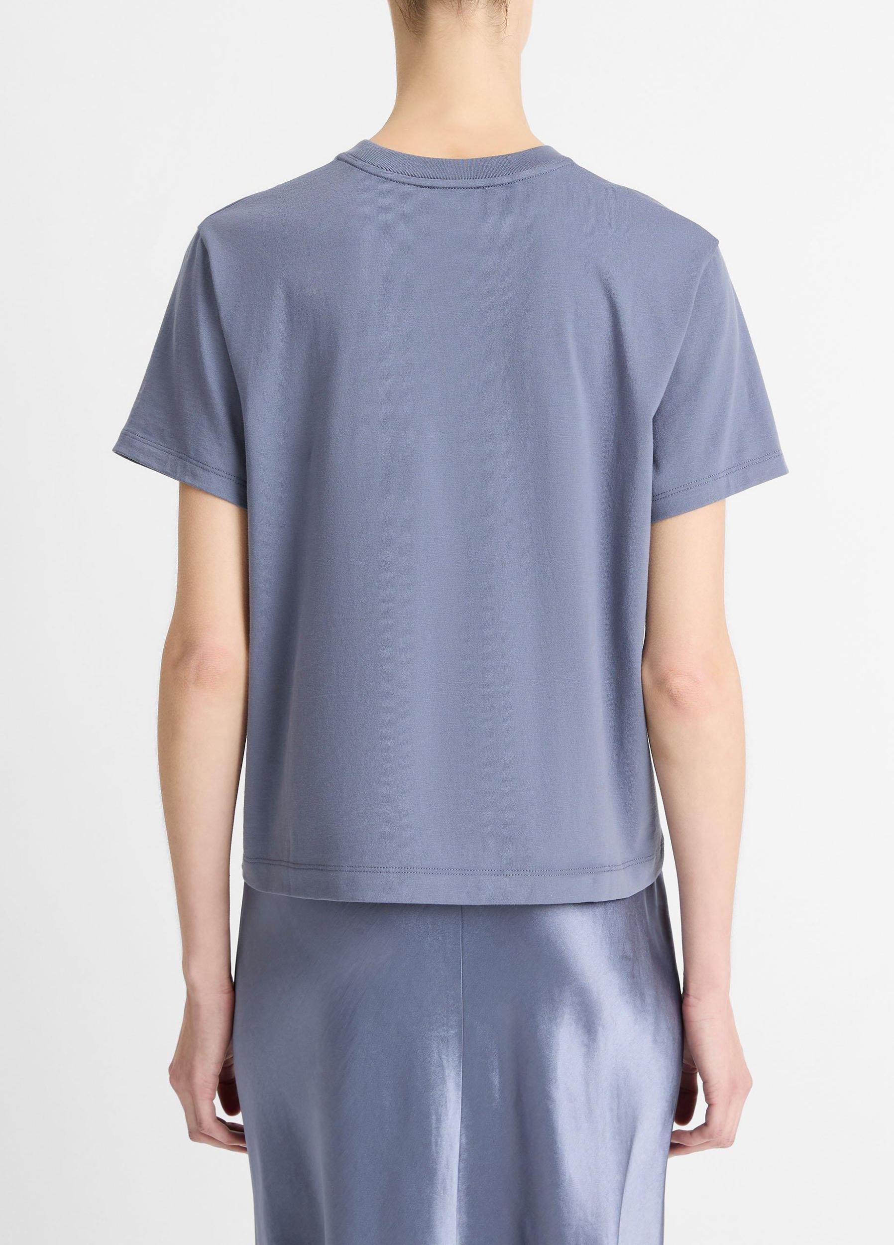 Pima Cotton Crew Neck T-Shirt Product Image