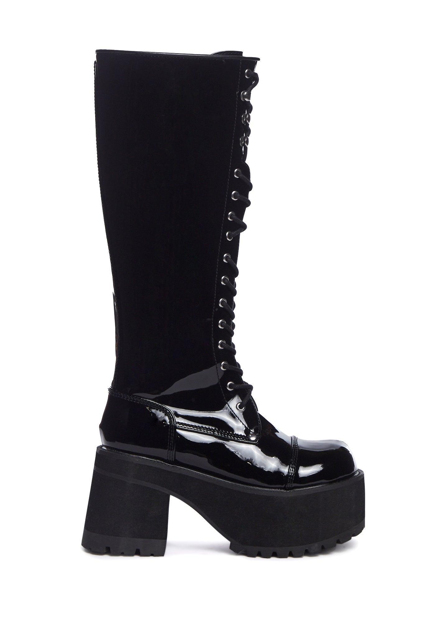 Patent Ranger-302 Knee High Boots Male Product Image