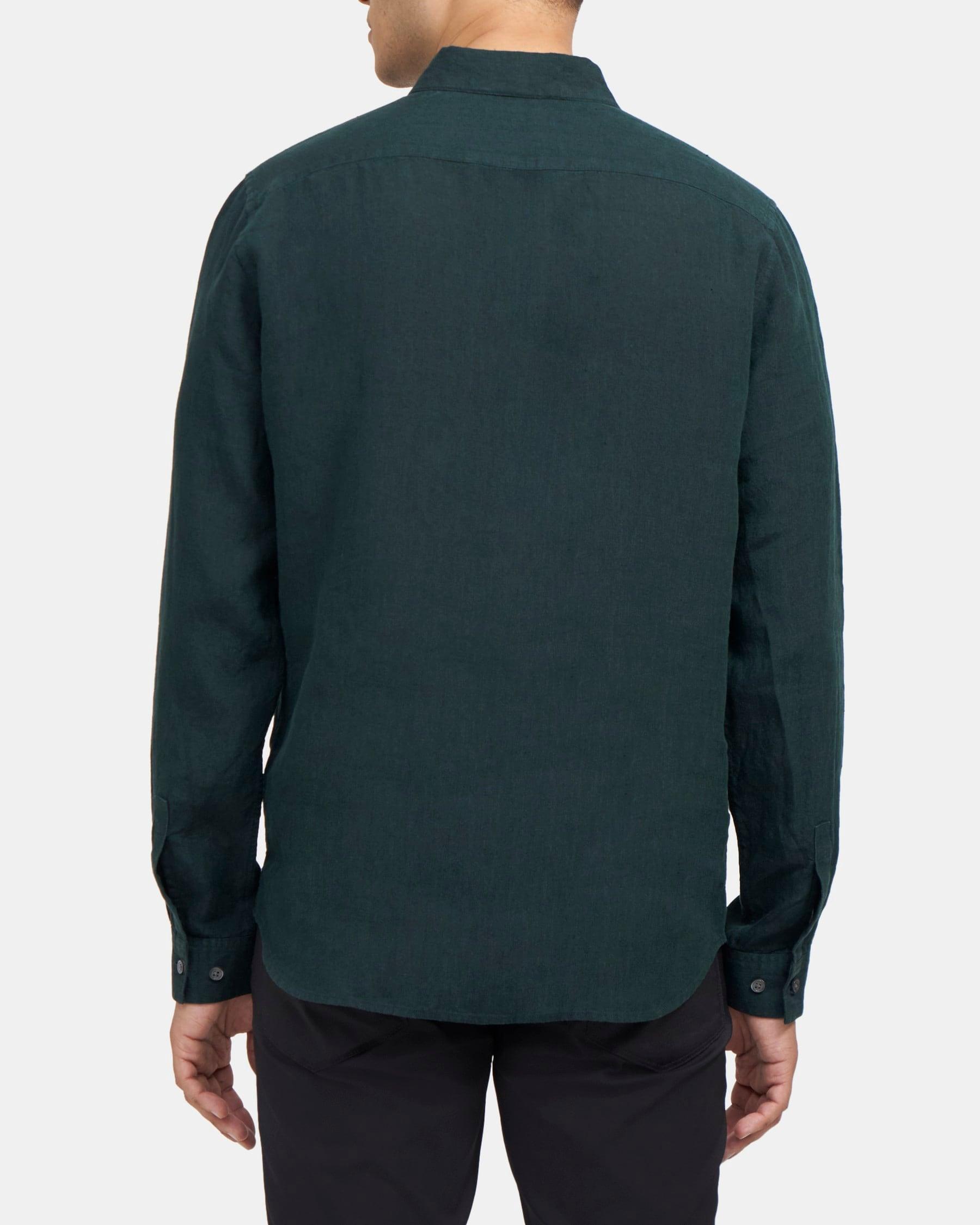 Standard-Fit Shirt in Linen Product Image