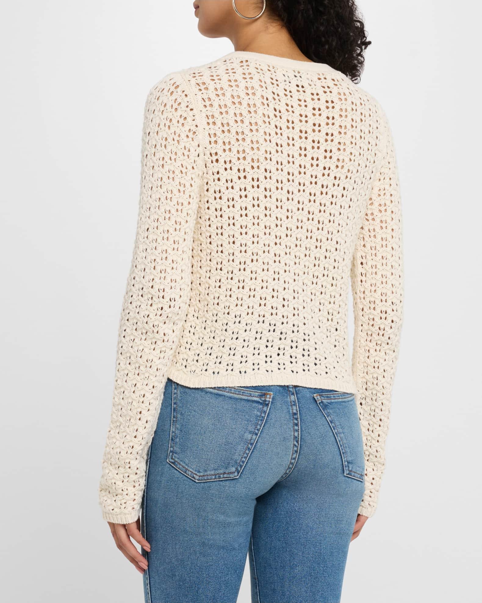 Artisanal-Stitch Pima Cotton Cardigan Product Image