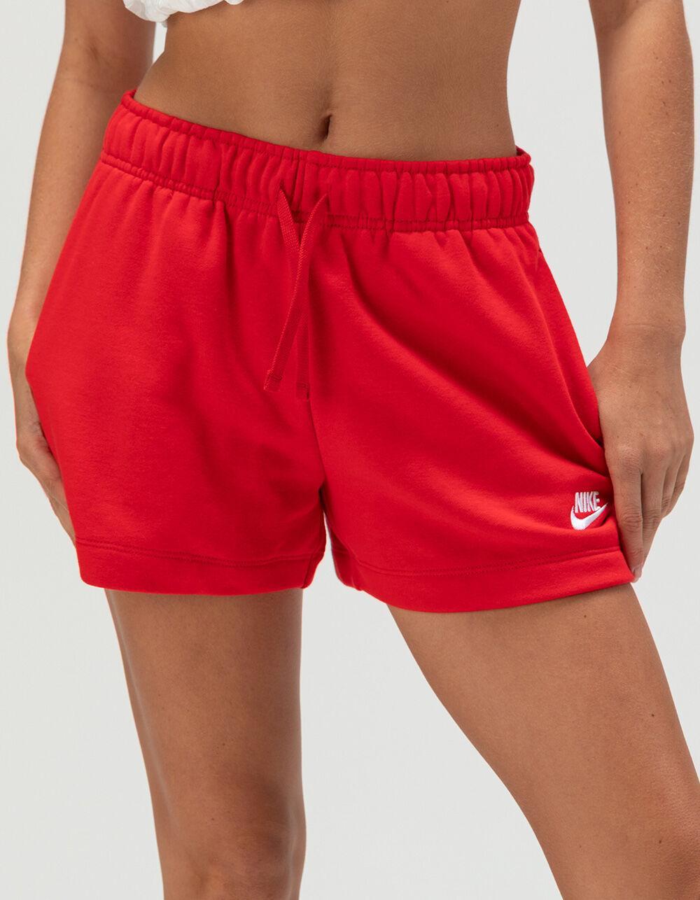 NIKE Sportswear Club Fleece Womens Shorts - RED Product Image