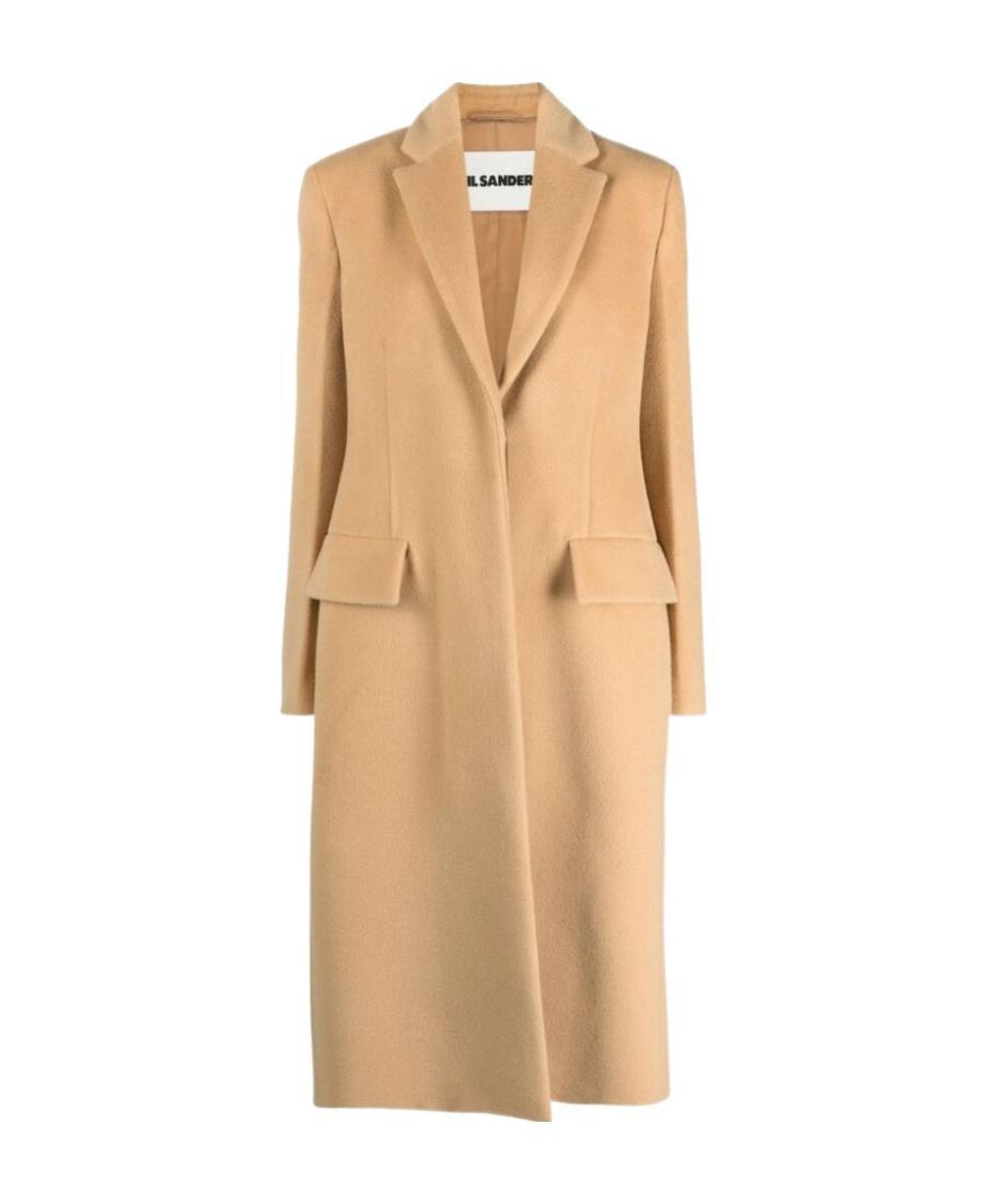 JIL SANDER Luxurious Raffia Single-breasted Jacket For Women In Cream Product Image