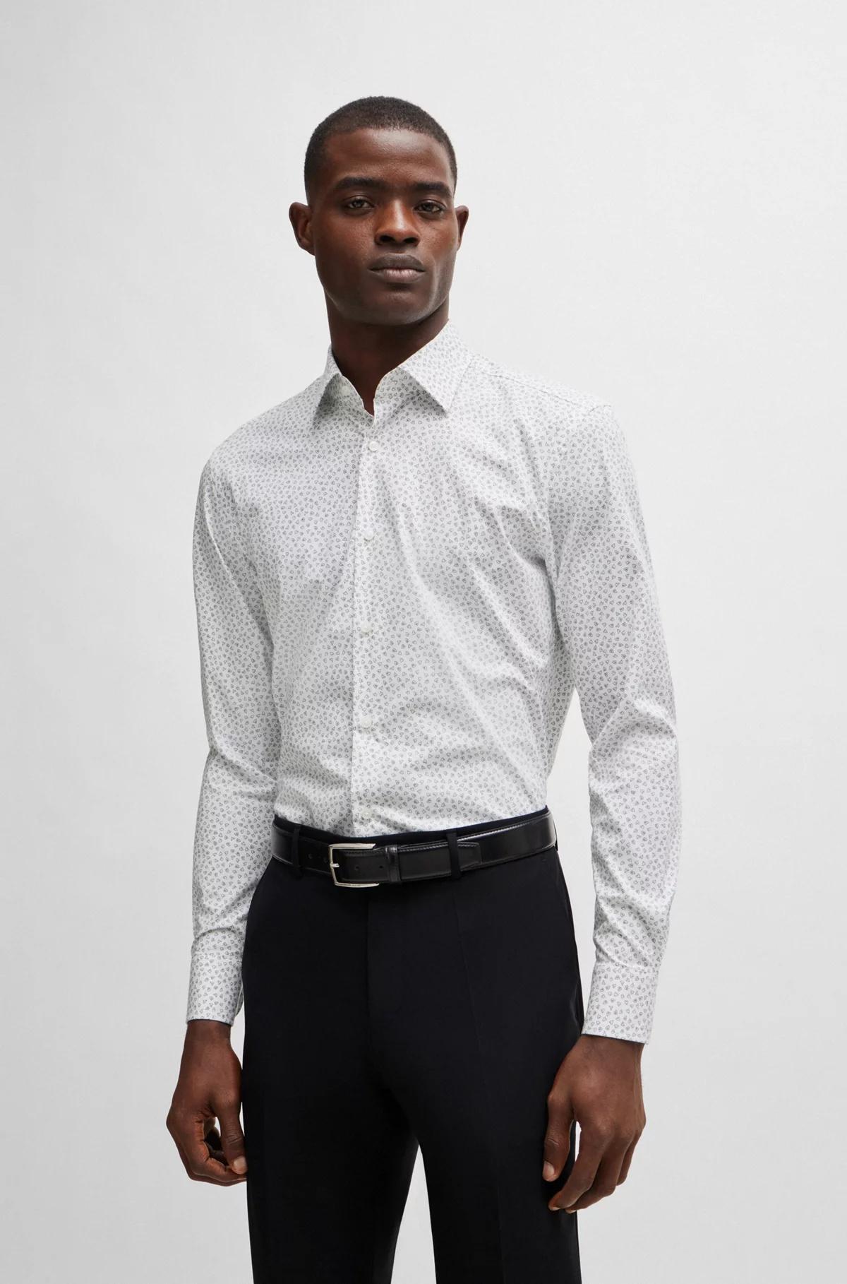 HUGO BOSS Long-sleeved Shirt In White Product Image