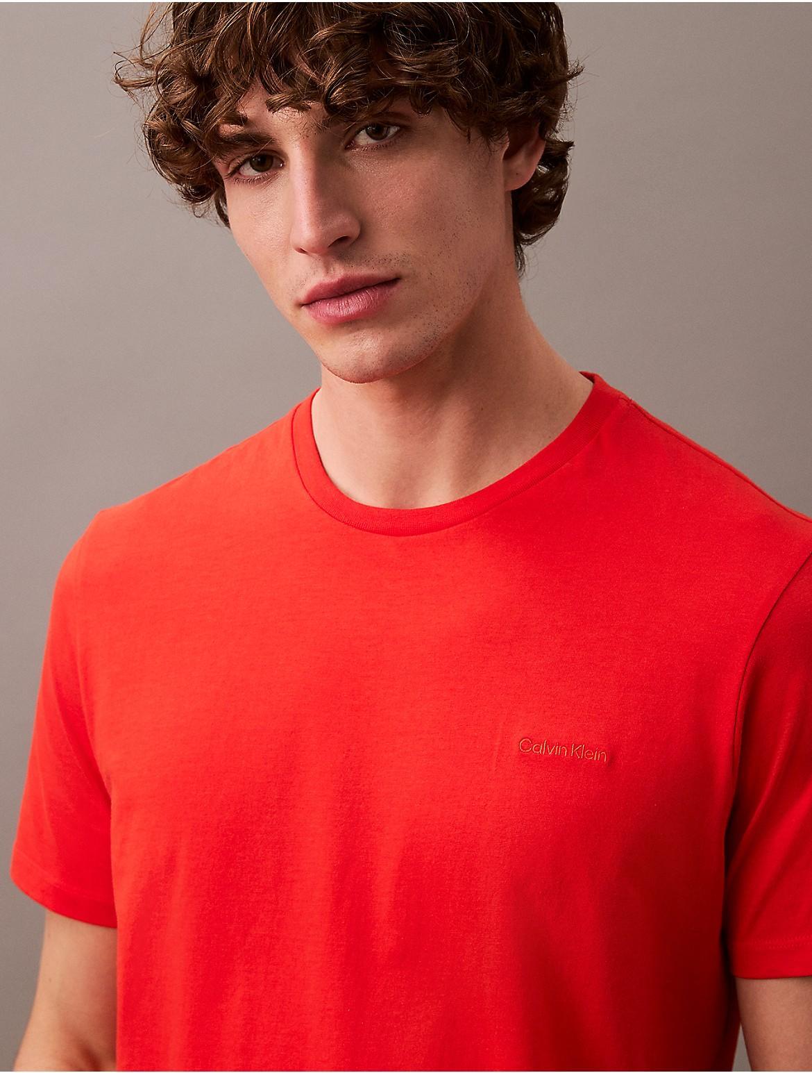 Calvin Klein Men's Liquid Touch Crewneck T-Shirt - Pink - XXL Product Image