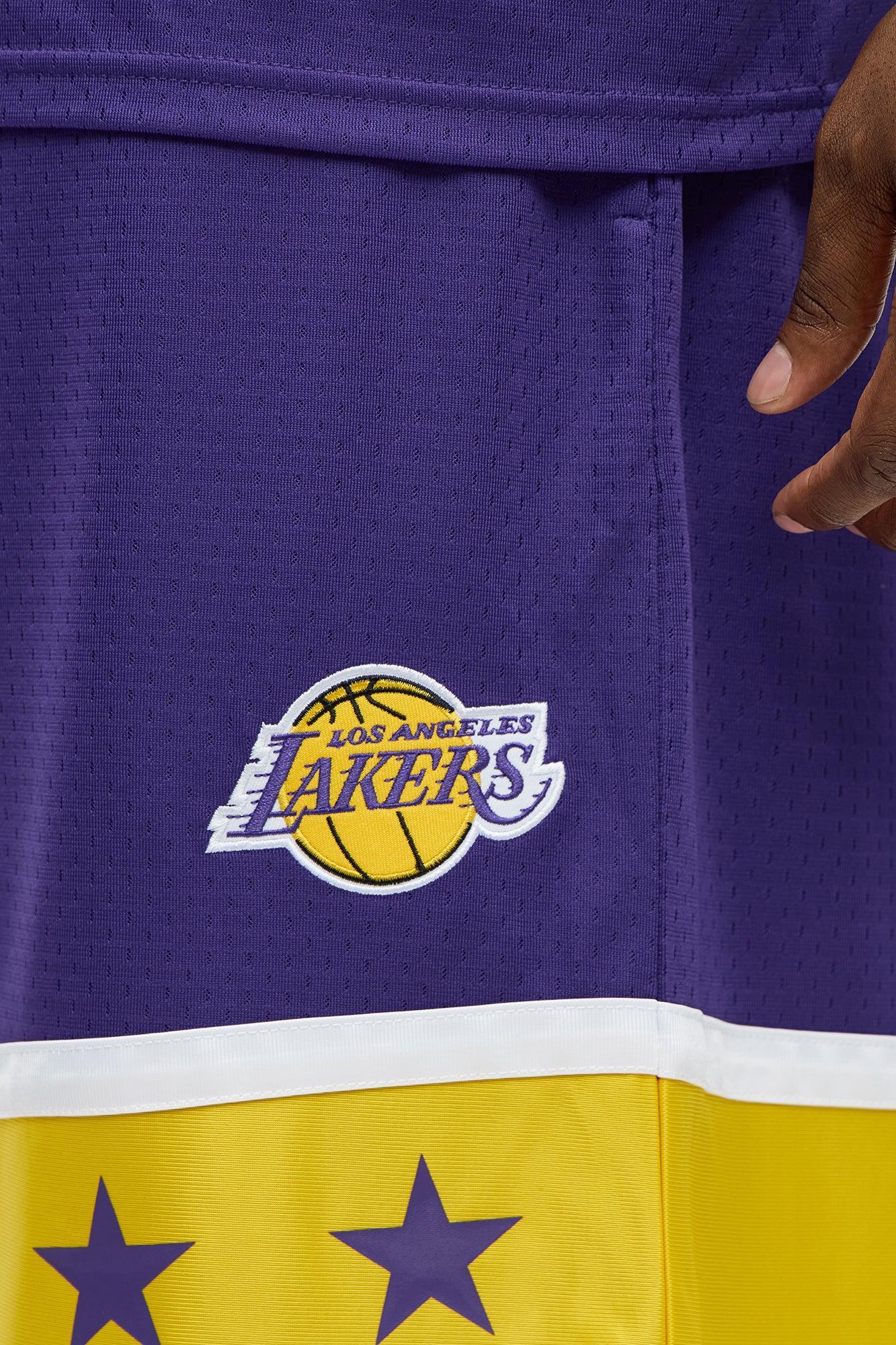 Lakers Believe The Hype Relaxed Shorts - Purple Product Image