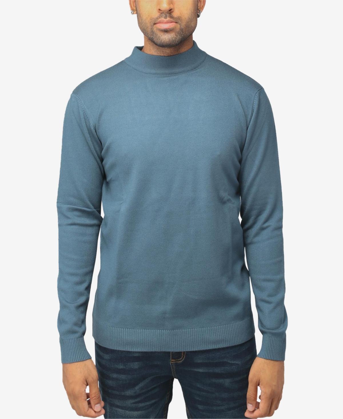 Men's Xray Regular-Fit Mockneck Sweater, Size: 3XL, Brown Product Image