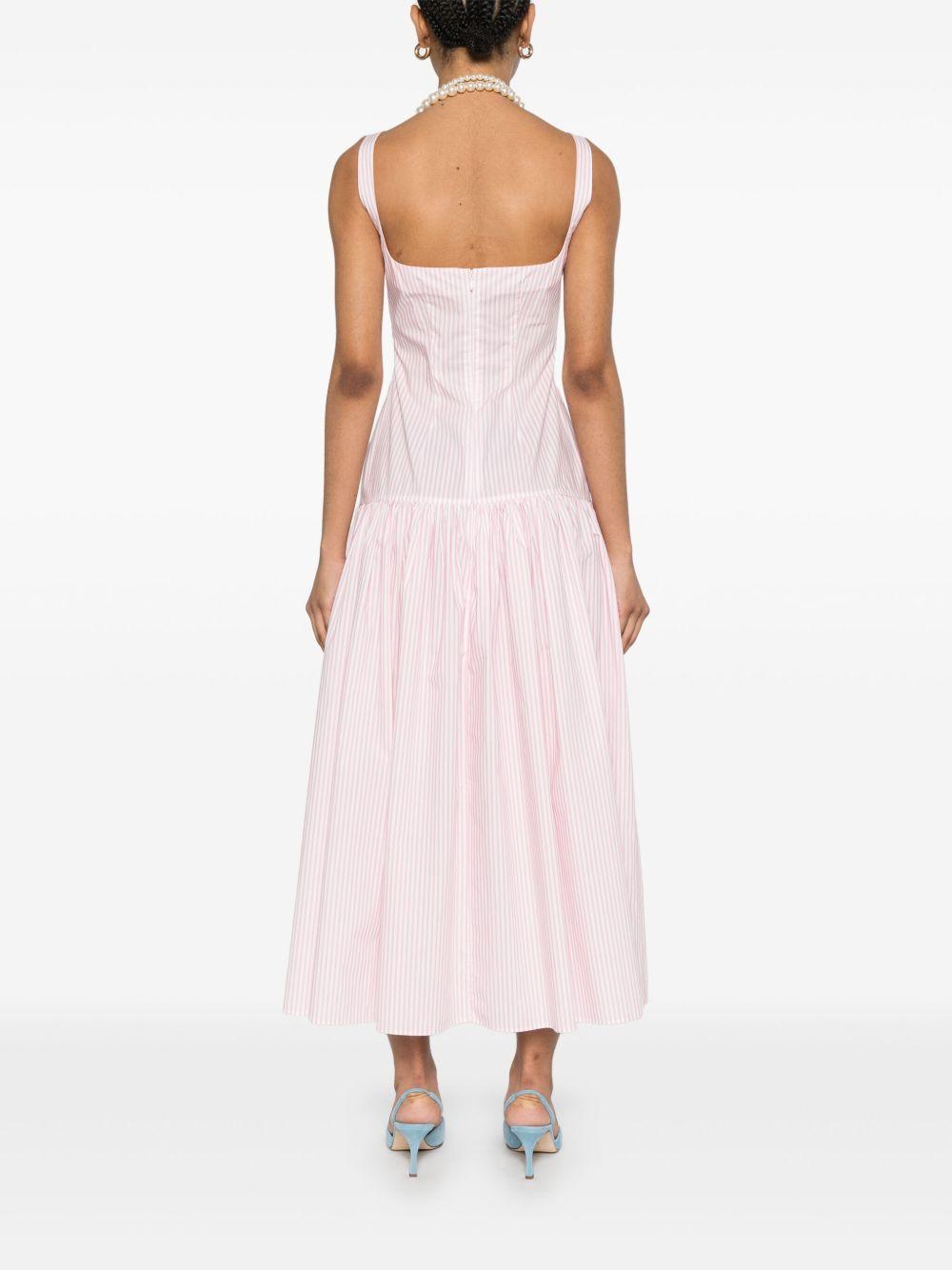 gathered-detail maxi dress Product Image