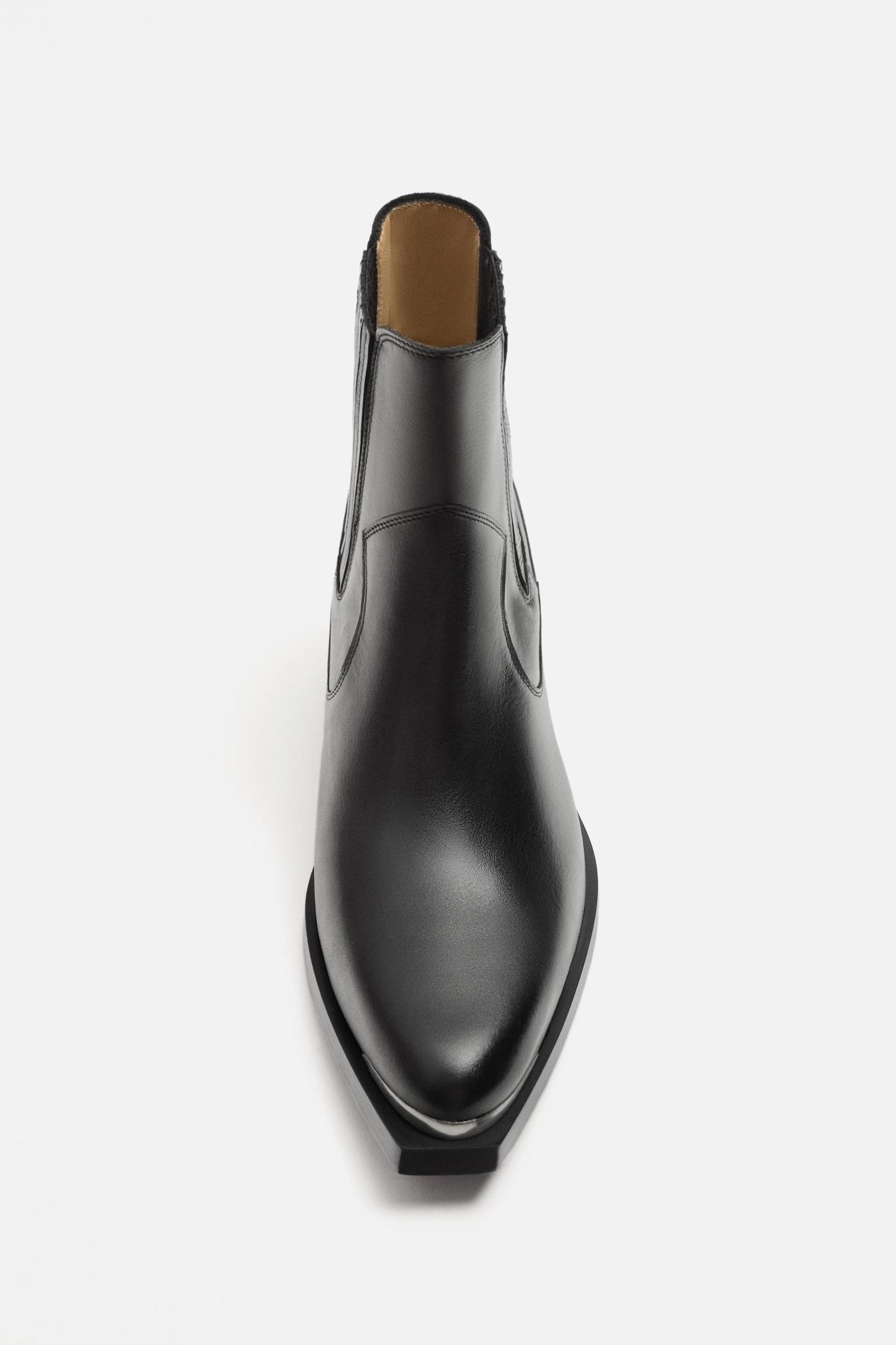 LEATHER COWBOY BOOTS Product Image