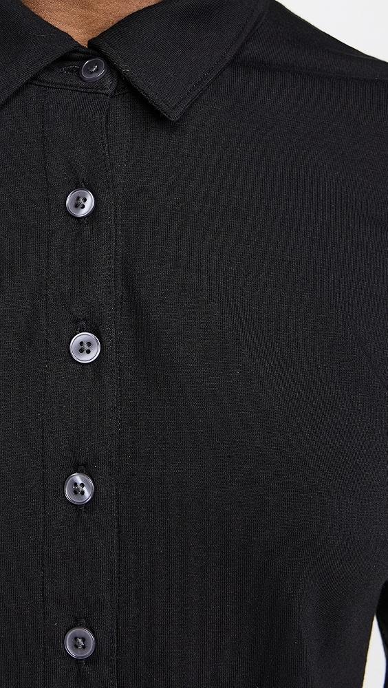 ATM Anthony Thomas Melillo Matte Jersey Button Front Top | Shopbop Product Image