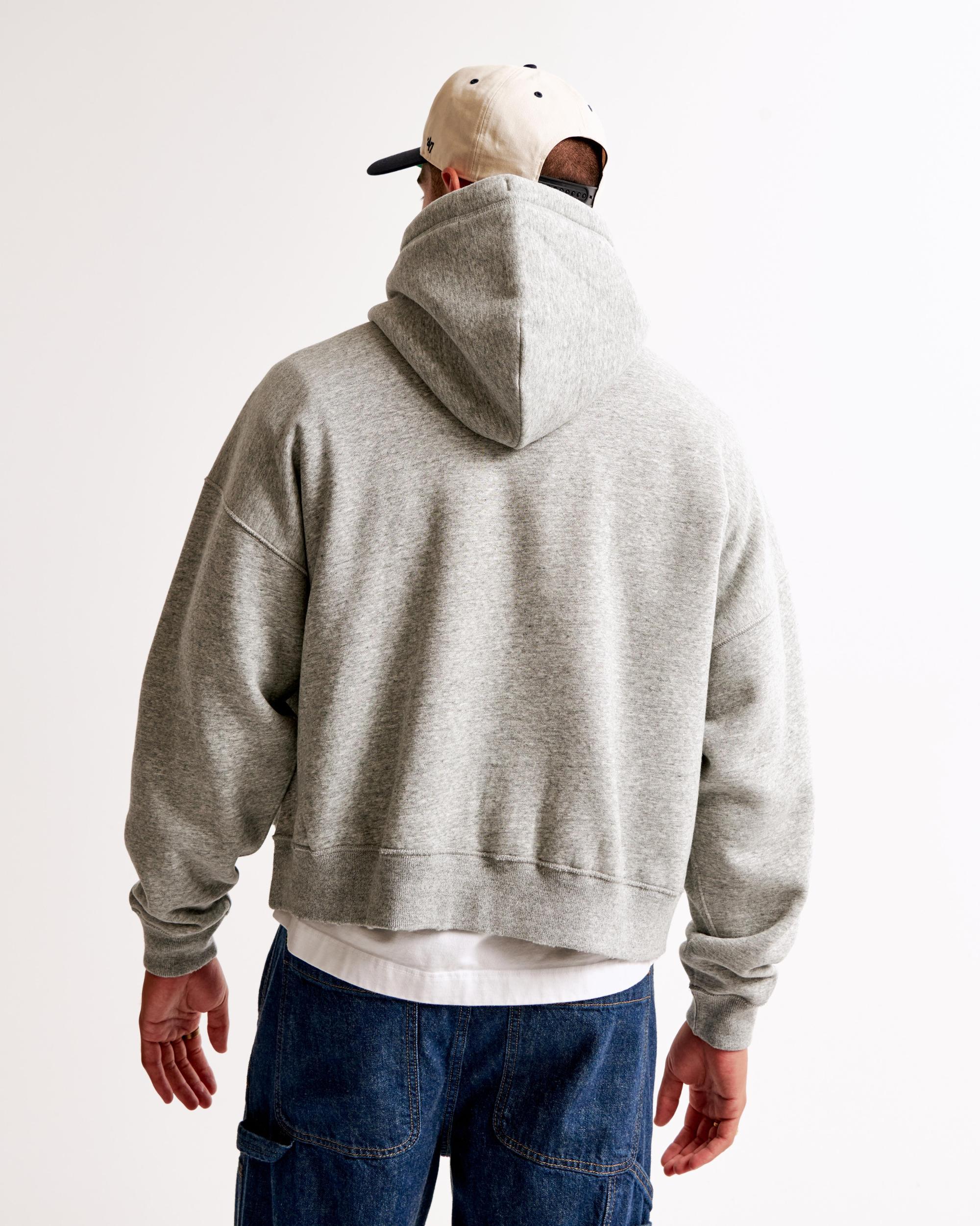 Essential Cropped Popover Hoodie Product Image