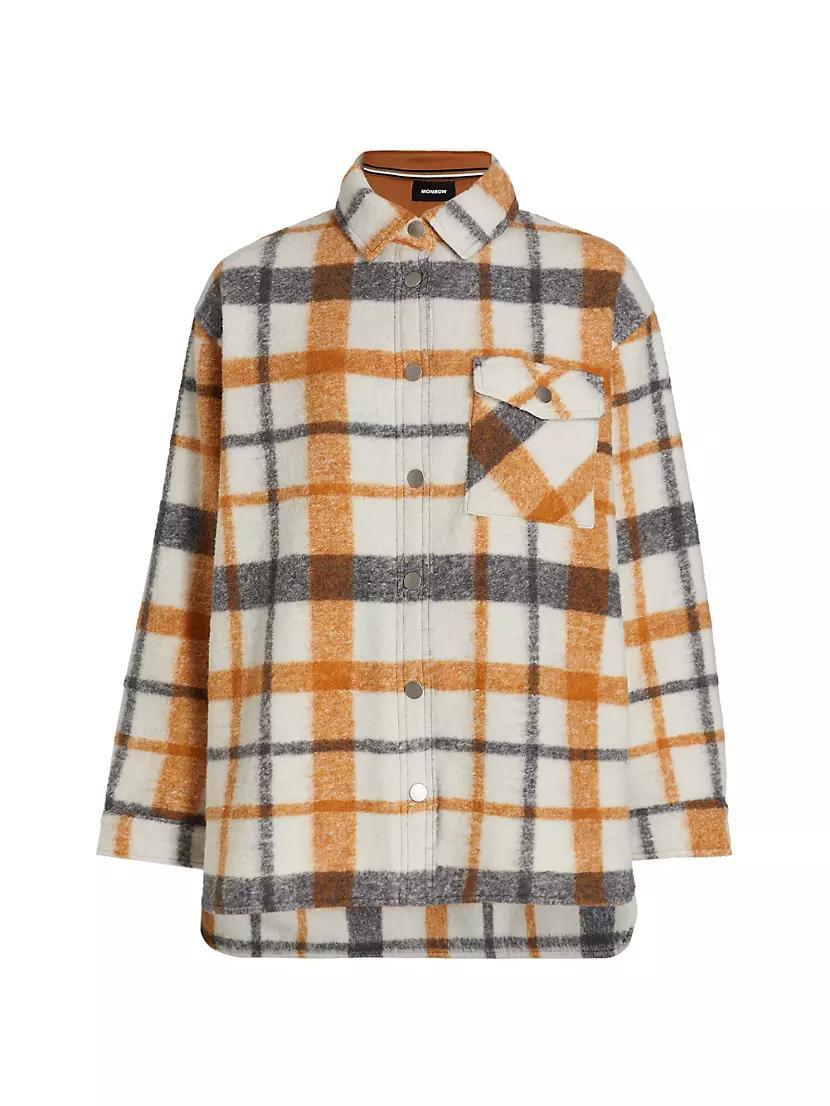 Plaid Fleece Jacket Product Image