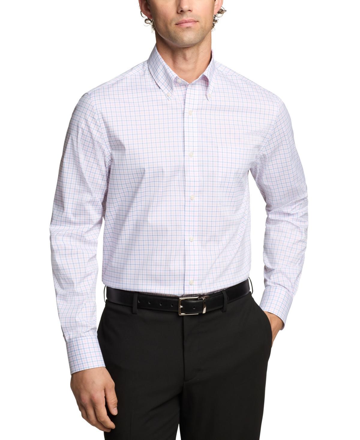 Tommy Hilfiger Mens Regular Fit Wrinkle Resistant Stretch Dress Shirt Product Image