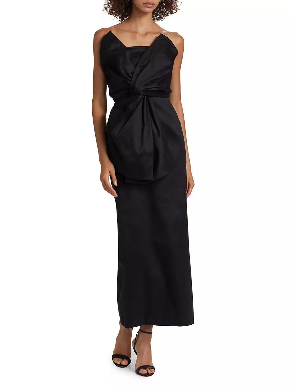 Harlow Bow Taffeta Dress Product Image