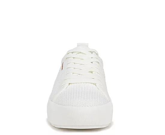 Dr. Scholl's Time Off Knit Women's Platform Sneakers, Size: 9, White Product Image