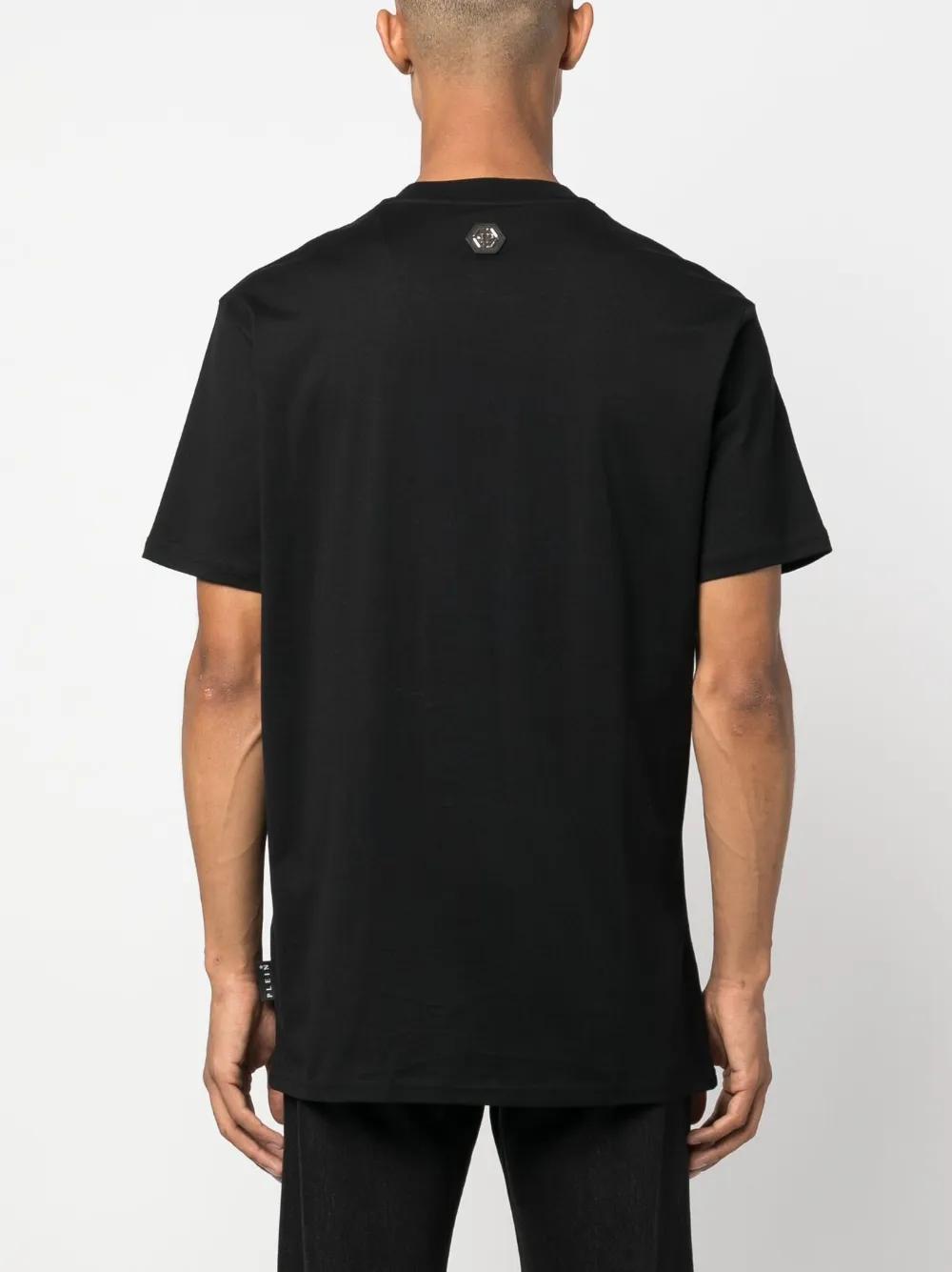Bear-motif round-neck T-shirt  Product Image