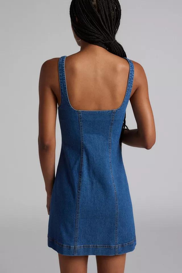 BDG Riley Denim Mini Dress Womens at Urban Outfitters Product Image