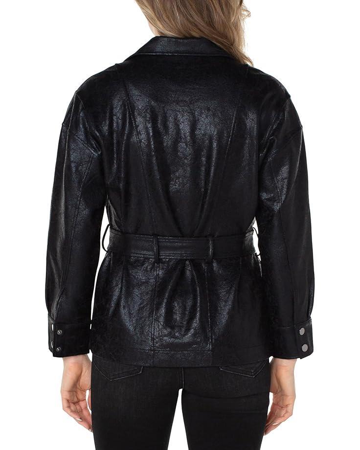 Women's Liverpool Los Angeles Belted Moto Jacket Product Image