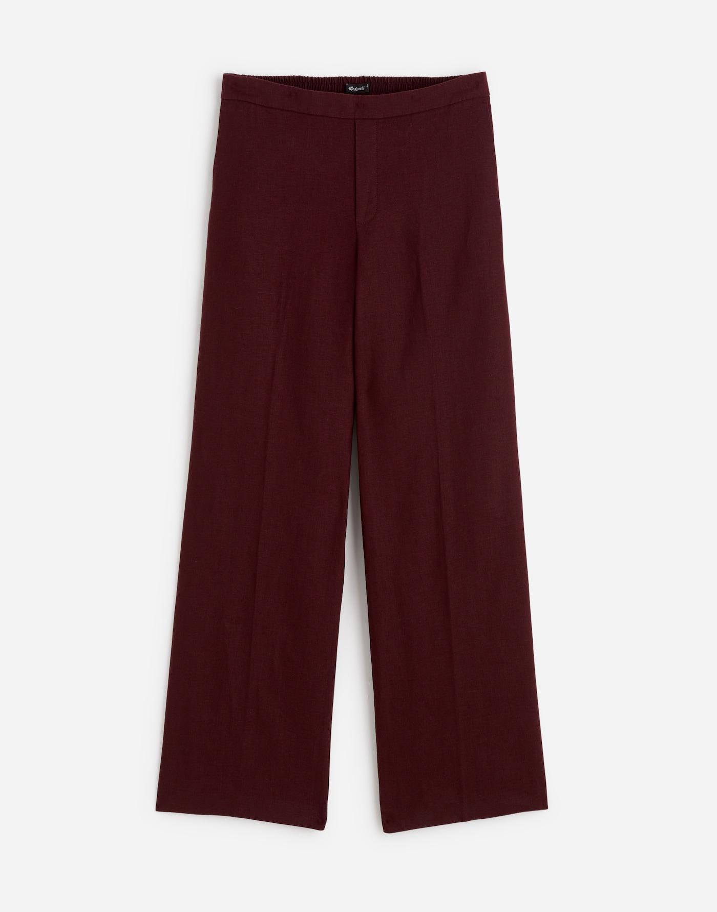 The Easy Pull-On Pant in 100% Linen Product Image