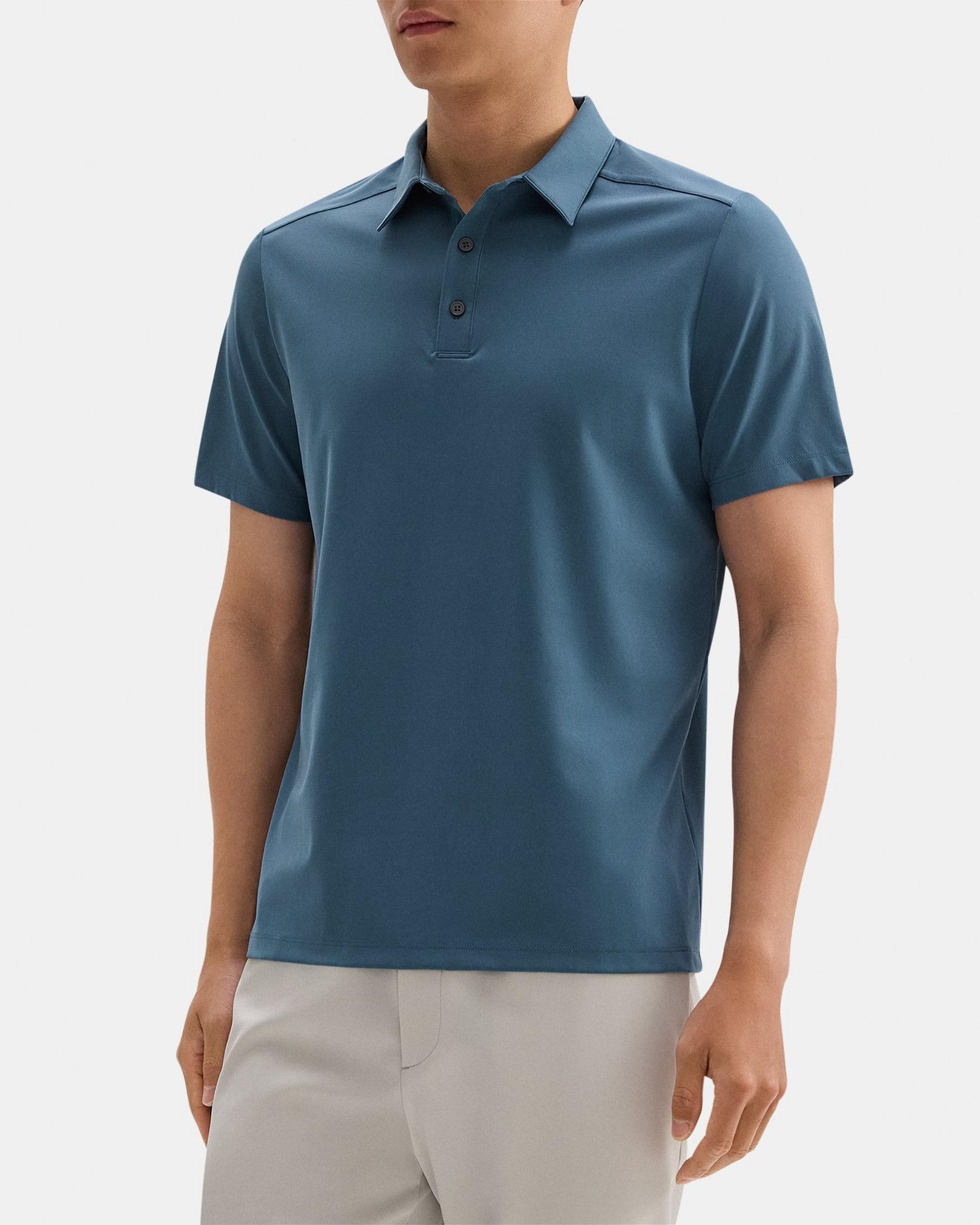 Polo Shirt in Stretch Nylon Knit Product Image
