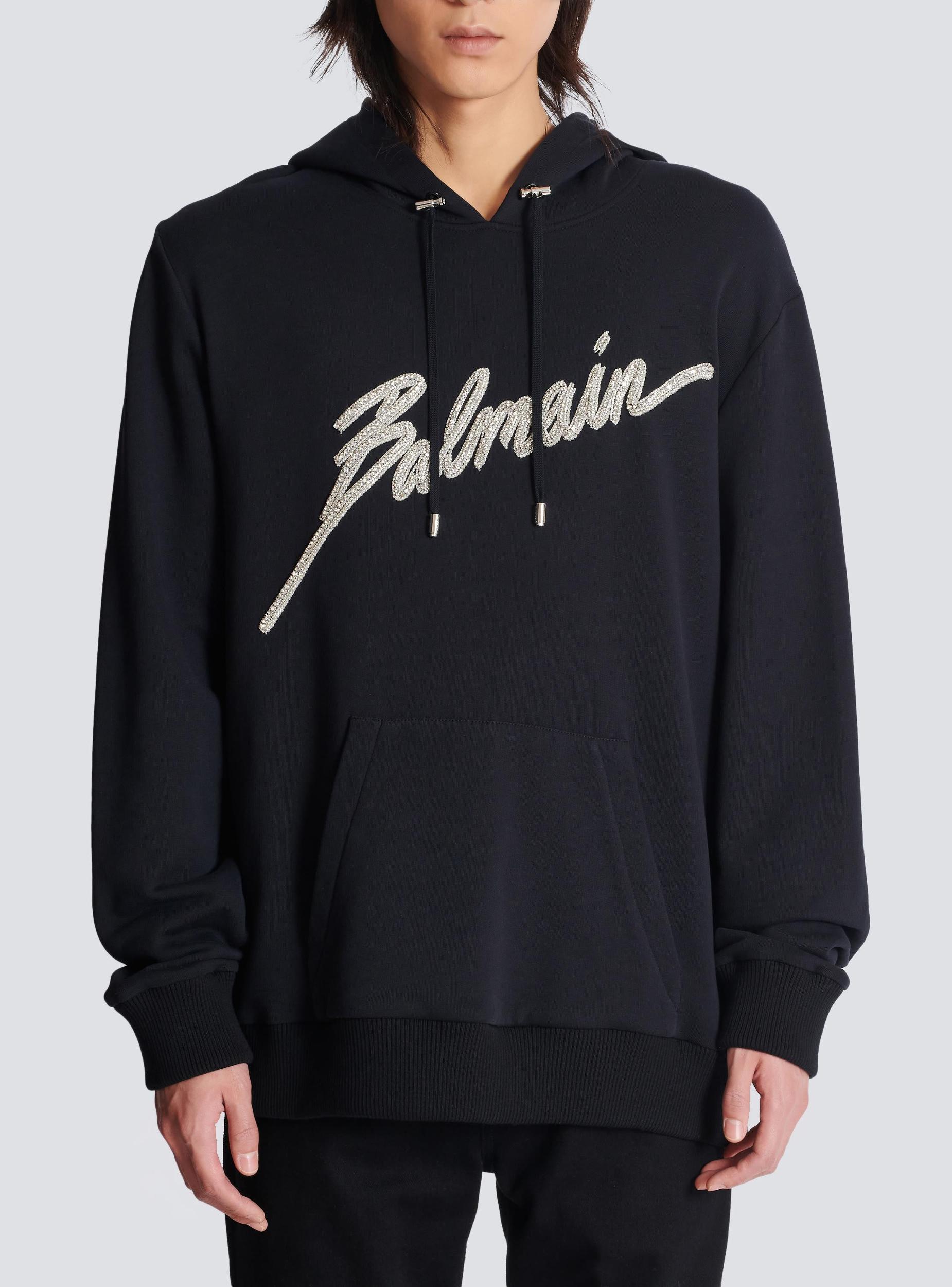 Embroidered Balmain Letter hoodie Product Image