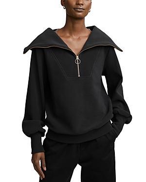 Vine Oversized 1/2-Zip Pullover Sweatshirt Product Image