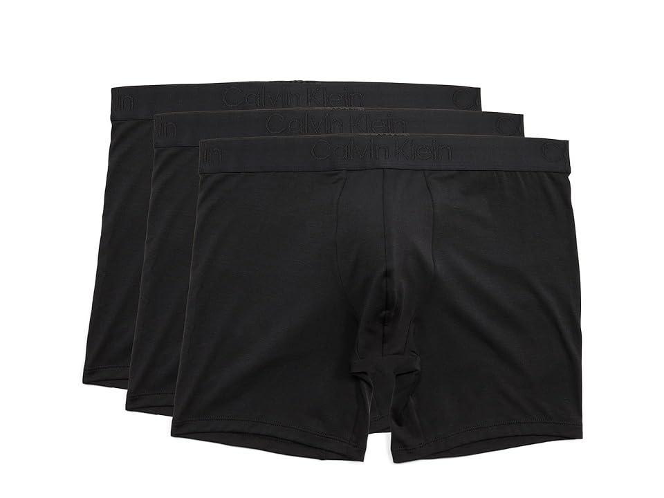 Calvin Klein Men's CK Black 3-Pack Boxer Brief - Black - L Product Image