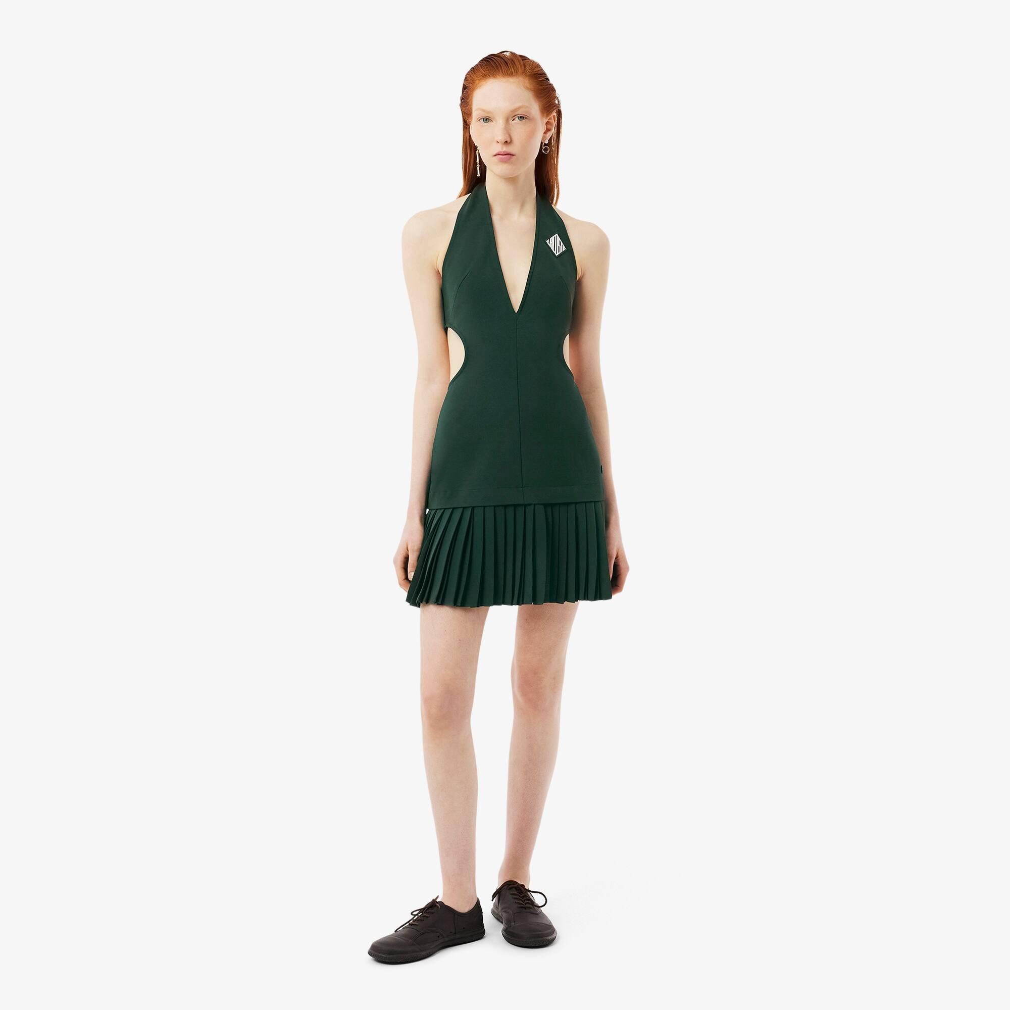 Runway Pleated Jersey Dress Product Image