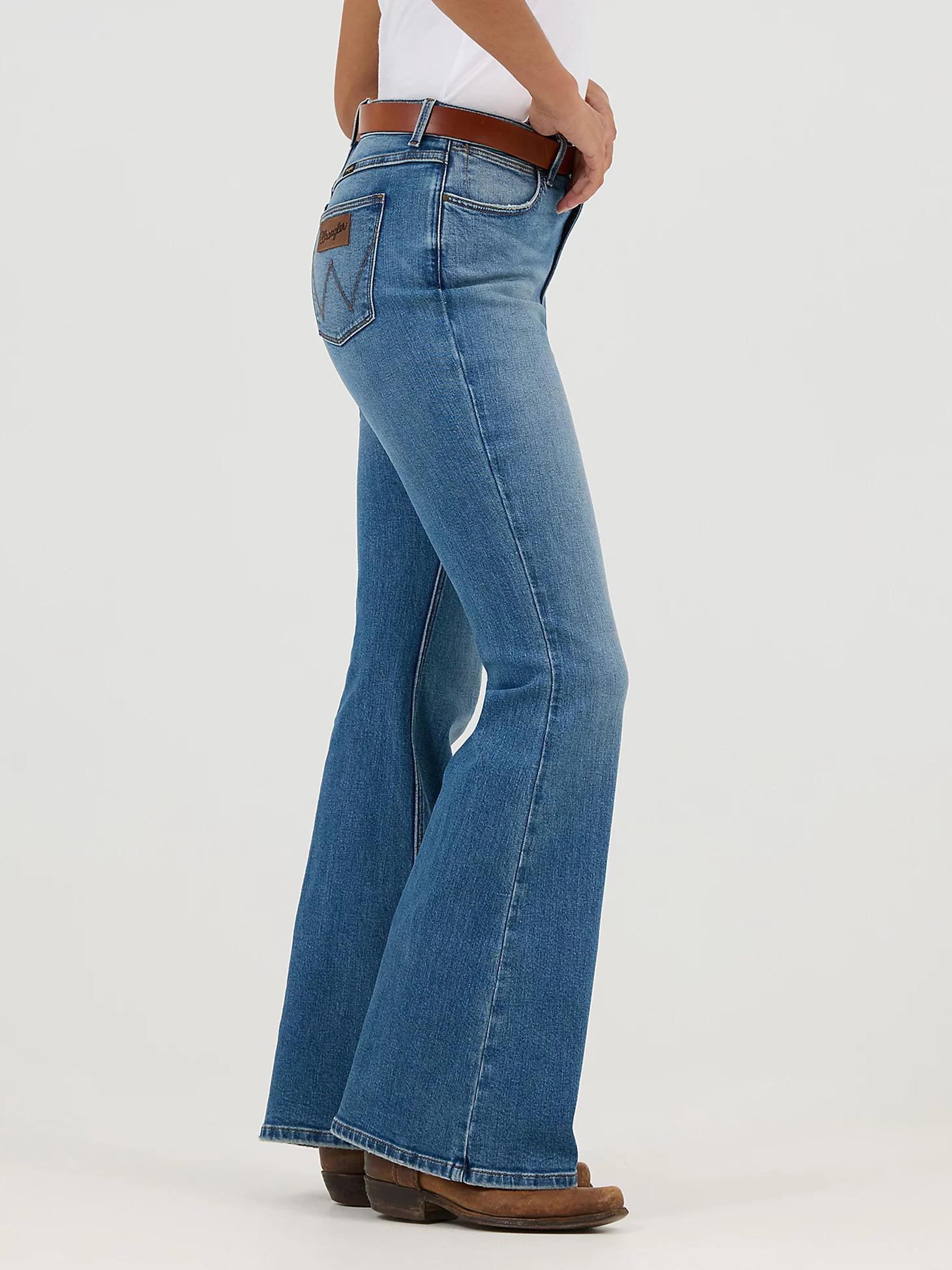 Women's High Rise Flare Jean | Women's JEANS | Wrangler® Product Image