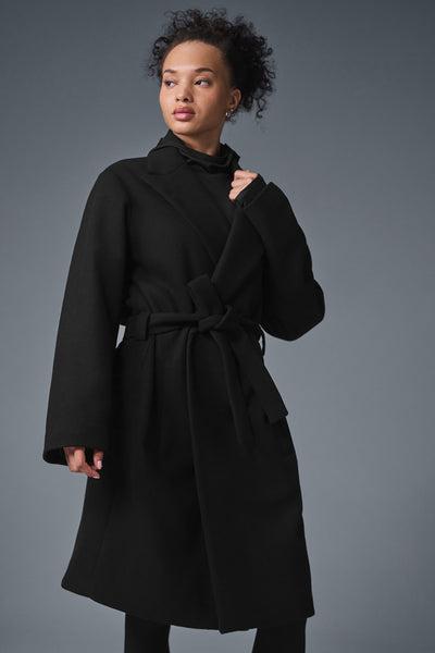 Wool Gameday Overcoat - Black Product Image