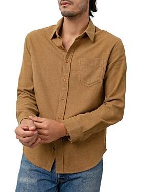 Mens Runson Cotton Button-Down Shirt Product Image