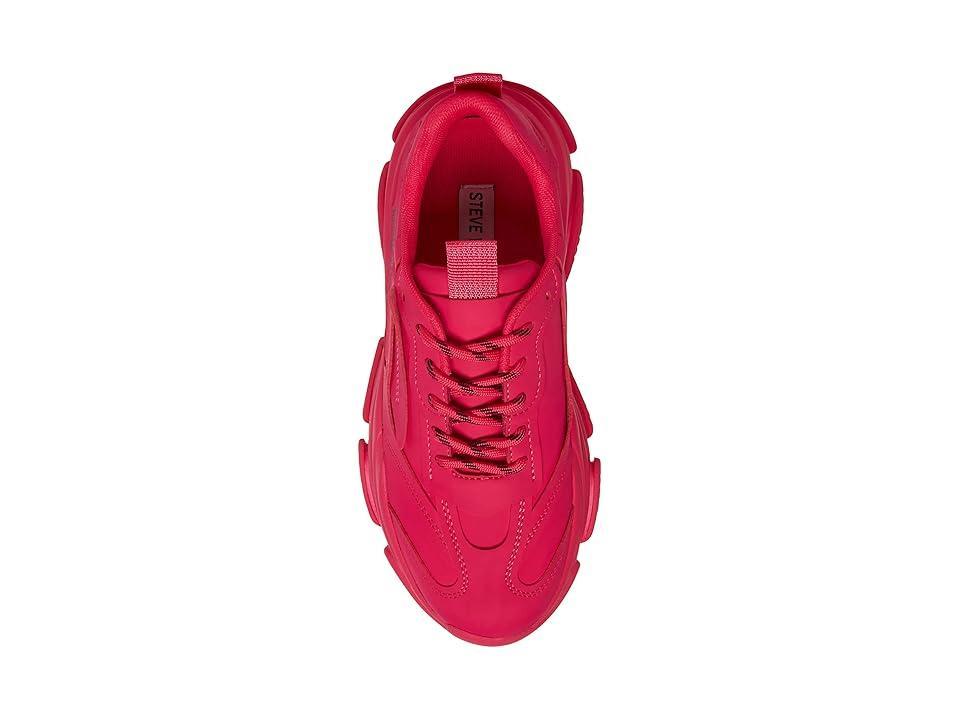 Steve Madden Womens Possession Chunky Lace-Up Sneakers - Black Product Image
