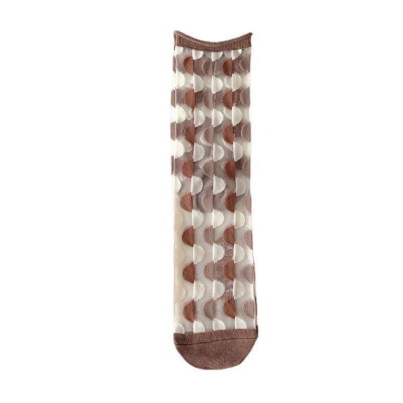 Mesh Panel Socks Product Image