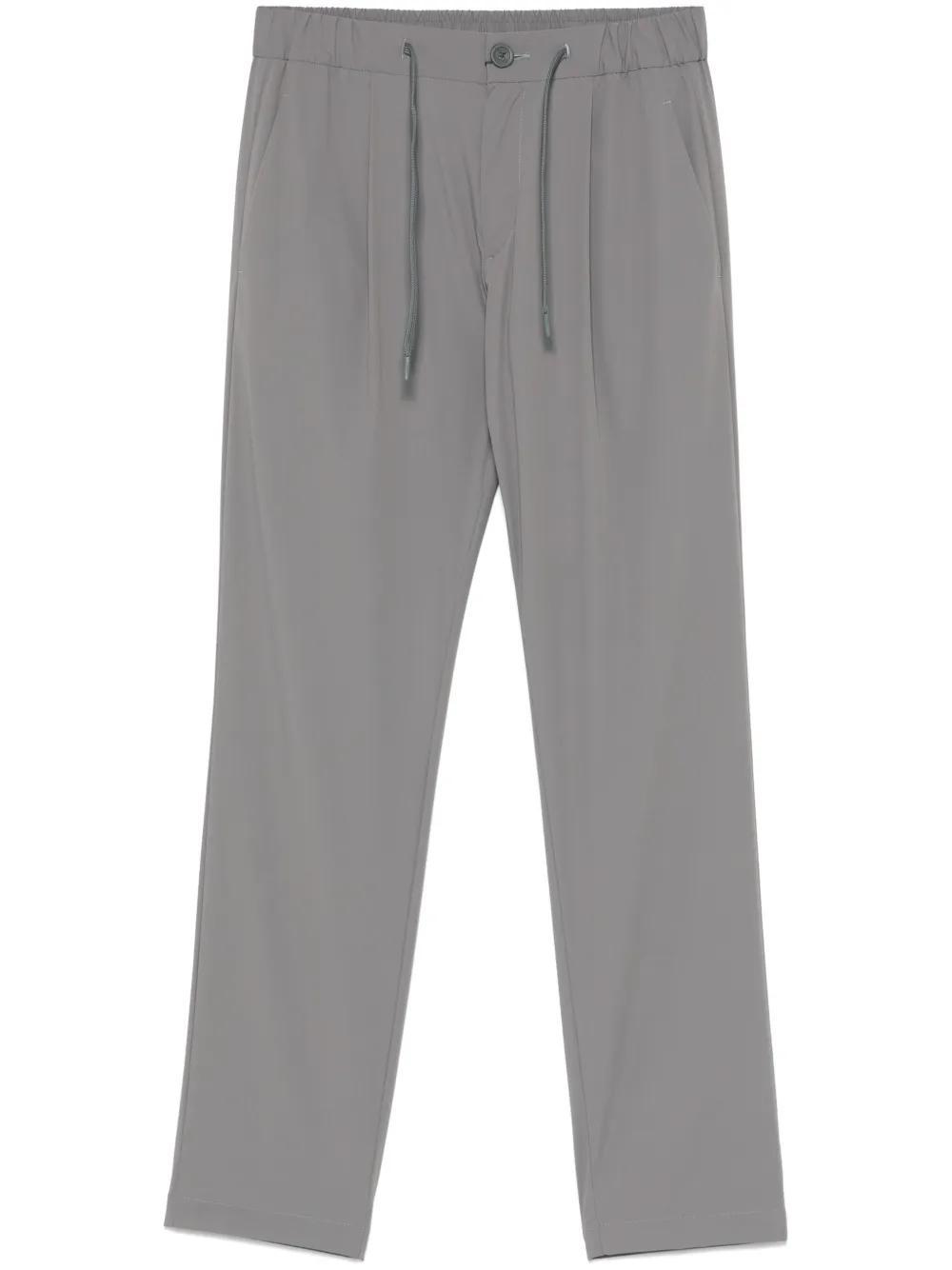 HERNO Tapered Trousers In Grey Product Image