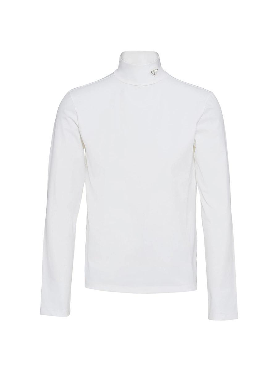 Mens Stretch Cotton Turtleneck Product Image